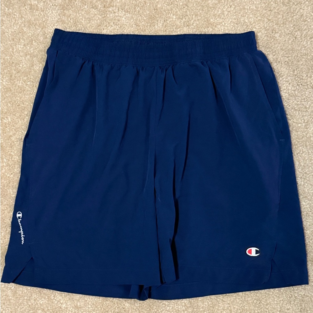 Champion Blue Athletic Shorts Lightweight Performance Fit